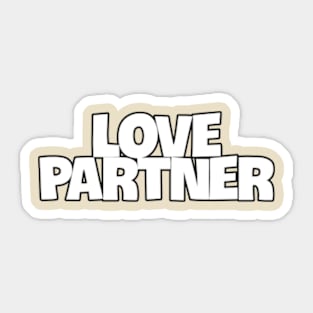 Navigating Life's Journey with Your Perfect Love Partner Sticker